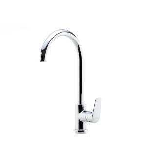 Dřezová baterie Novaservis Titania Pure s otočným ramínkem chrom 90313,0