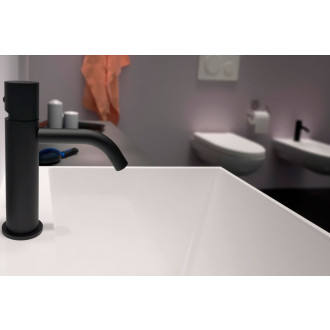 Umyvadlová baterie Paffoni Light bez výpusti černá LIGX071NO