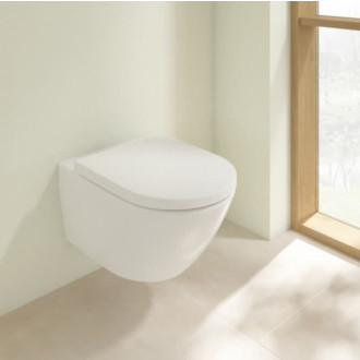 Wc s prkénkem softclose závěsné Villeroy&Boch Subway 3.0 4670TS01