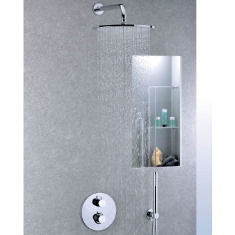 Sprchová baterie Paffoni Light včetně podomítkového tělesa chrom LIQ013CR