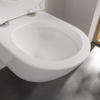 Villeroy & Boch toaleta Subway 3.0, bez okraje, nástěnná, s TwistFlush, White Alpin CeramicPlus; 4670T0R1