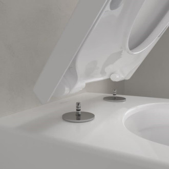 Villeroy & Boch toaleta Subway 3.0, bez okraje, nástěnná, s TwistFlush, White Alpin CeramicPlus; 4670T0R1