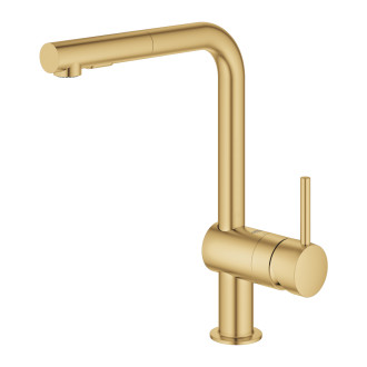 Dřezová baterie Grohe Minta s otočným ramínkem kartáčovaný Cool Sunrise 30274GN0