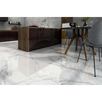 Dlažba Stylnul white 60x120 cm lesk EVEN612WH
