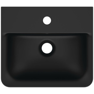 Umývátko Ideal Standard Connect Air 40x34 cm černá otvor pro baterii vpravo E0307V3