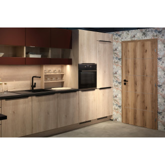 Interiérové dveře Naturel Ibiza alu pravé 70 cm dub natura IBIZAALUCPLDN70P