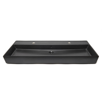 Inf umyvadlo černá 2 bat 1204x465x130 mm mat SATINF12046BKM