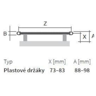 Elektrický radiátor Isan Grenada 695/450 S02 antracit DGRE06950450EA