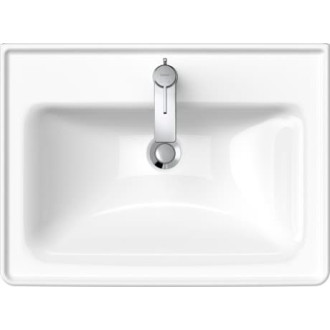 Nábytkové umyvadlo Duravit D-Neo 65x48 cm otvor pro baterii uprostřed 2367650000