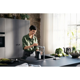 Dřezová baterie Hansgrohe Aqittura bez výpusti chrom 76837000