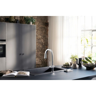 Dřezová baterie Hansgrohe Aqittura bez výpusti chrom 76836000
