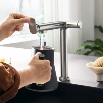 Dřezová baterie Hansgrohe Aqittura bez výpusti nerez 76804800