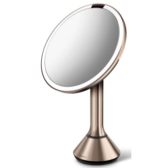 Kosmetické zrcátko Simplehuman Dual Touch rose gold nerez ocel SHST3053