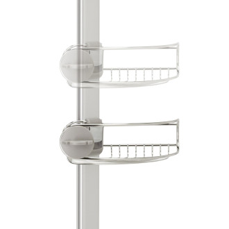 Polička Simplehuman Shower Caddy nerez ocel SHBT1109DC
