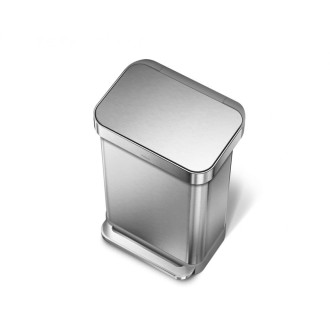 Odpadkový koš volně stojící Simplehuman Pedal bin 45 l Kartáčovaná nerez ocel mat SHCW2024