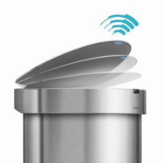 Odpadkový koš 45 l Simplehuman Sensor bin Kartáčovaná nerez ocel ST2009