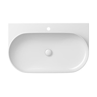 Umyvadlo Ravak Yard 80,5x12,5x50 cm s bílou konzolí X000001535