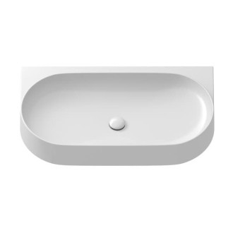 Umyvadlo Ravak Yard 80,5x12,5x50 cm s bílou konzolí X000001535