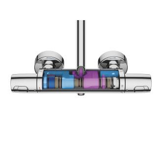 Sprchový systém Grohe Euphoria na stěnu s termostatickou baterií chrom 26723000