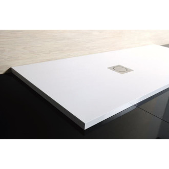Atypická sprchová vanička obdélníková Polysan 130x84,8 cm litý mramor 72896AT