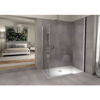 Atypická sprchová vanička obdélníková Polysan 130x84,8 cm litý mramor 72896AT
