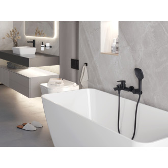 Vanová baterie Novaservis Metalia 58 bez sprchového setu 150 mm černá 58020/1,5