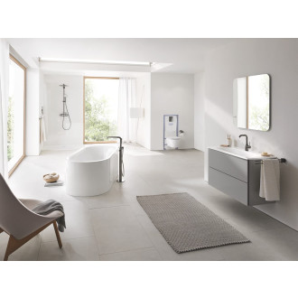 Umyvadlová baterie Grohe Essence s výpustí Hard Graphite 24174A01