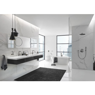 Vanová baterie Grohe Essence bez podomítkového tělesa kartáčovaný Hard Graphite 25248AL1