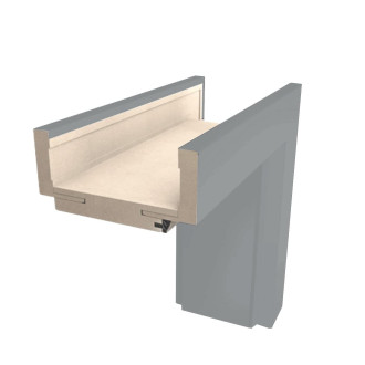 Obložková zárubeň Naturel Estra 80 cm pro tloušťku stěny 30-32 cm pravá O12SM80L