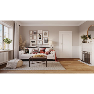 Interiérové dveře Naturel Estra pravé 60 cm bílá mat ESTRA5BM60P