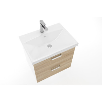 Naturel Vario skříňka s umyvadlem Brevis 60cm bílá/dub VARIO260ZBIDB