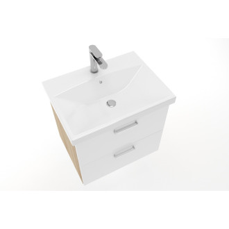 Naturel Vario skříňka s umyvadlem Brevis 60cm dub/bílá VARIO260ZDBBL