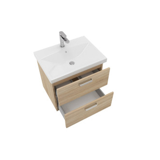 Naturel Vario skříňka s umyvadlem Brevis 60cm dub/dub VARIO260ZDBDB