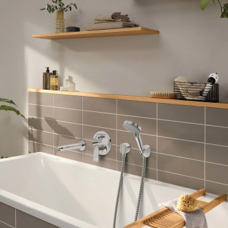 Vanová baterie Hansgrohe Rebris E bez podomítkového tělesa chrom 72469000