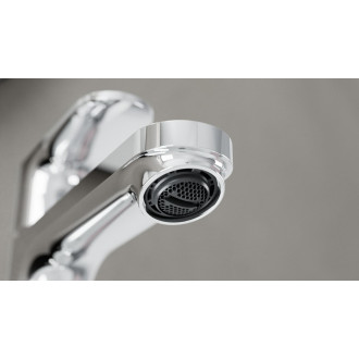 Vysoká umyvadlová baterie Hansgrohe Rebris S s výpustí chrom 72580000