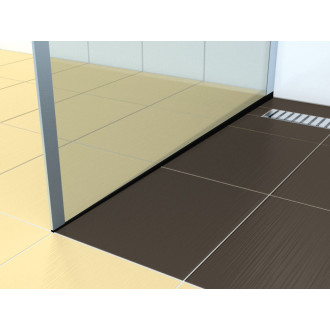 Spádový profil NRZ levá 12/120cm černý SPNRZK12120LC