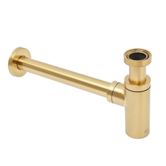 SAT umyvadlový sifon brushed gold SATSIBG