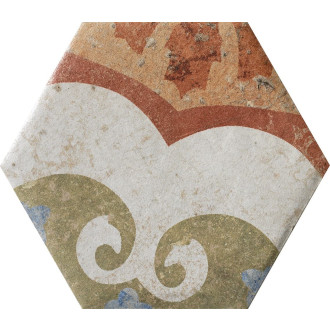 Dlažba Cir Cotto del Campiano terre emiliane mix dekor 15,8x18,3 cm mat 1081302