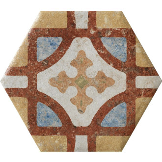 Dlažba Cir Cotto del Campiano terre emiliane mix dekor 15,8x18,3 cm mat 1081302