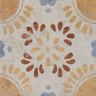 Dlažba Cir Cotto del Campiano terre emiliane mix dekor 20x20 cm mat 1081641