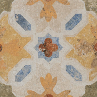 Dlažba Cir Cotto del Campiano terre emiliane mix dekor 20x20 cm mat 1081641