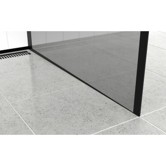 Spád. profil NRZ pravá 12,5/100cm černý SPNRZK12100PC