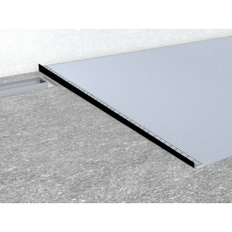 Spád. profil NRZ pravá 12,5/100cm černý SPNRZK12100PC