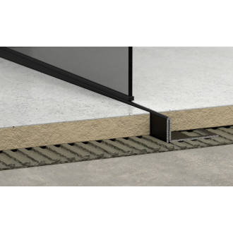 Spádový profil NRZ pravá 10/200cm černý SPNRZK10200PC