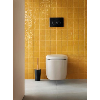 Ovládací tlačítko VitrA Vetro skleněné černé 740-1601