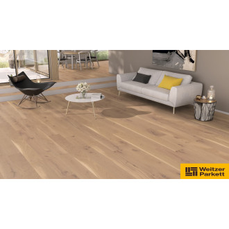 Dřevěná lakovaná podlaha Weitzer Parkett Oak Kaschmir 11mm 64821