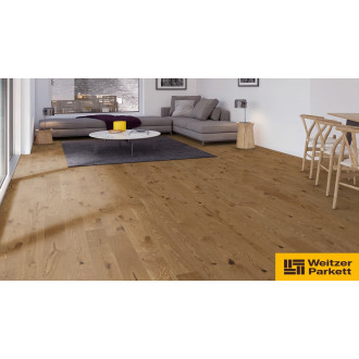 Dřevěná lakovaná podlaha Weitzer Parkett Oak Mandel 11mm 62617