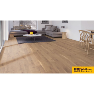 Dřevěná olejovaná podlaha Weitzer Parkett Oak Kaschmir 11mm 64822