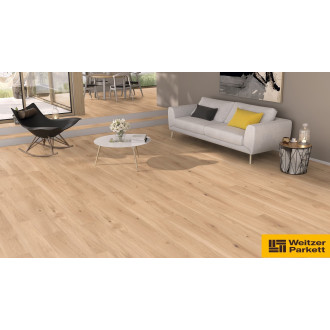 Dřevěná lakovaná podlaha Weitzer Parkett Oak Pure 11mm 62192