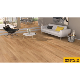 Dřevená lakováná podlaha Weitzer Parkett Oak Lively 11mm 55709